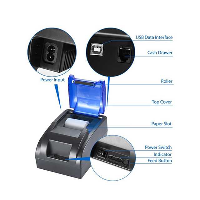 58mm Pos 58 wireless Receipt Printer MS-MD58V