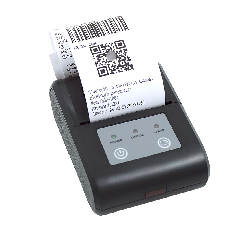 mini Portable Wireless Thermal Receipt Printer MSP-100