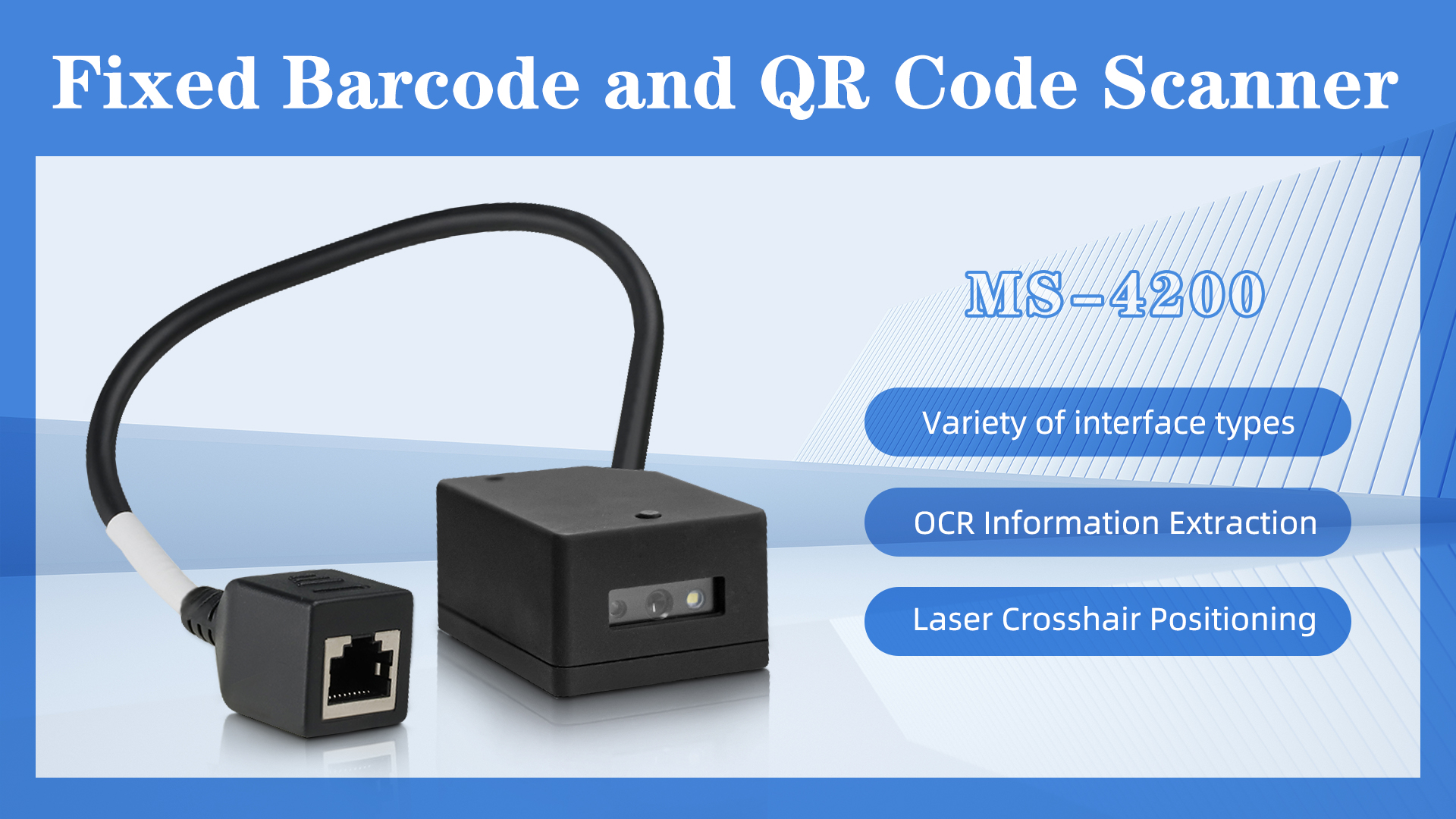 Application of MASUNG Fixed Barcode QR Code Information Recognizer MS-4200