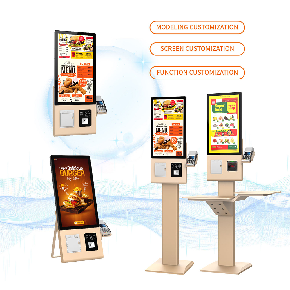 MS-S2 Table wall kiosk with thermal printing, QR code scanning